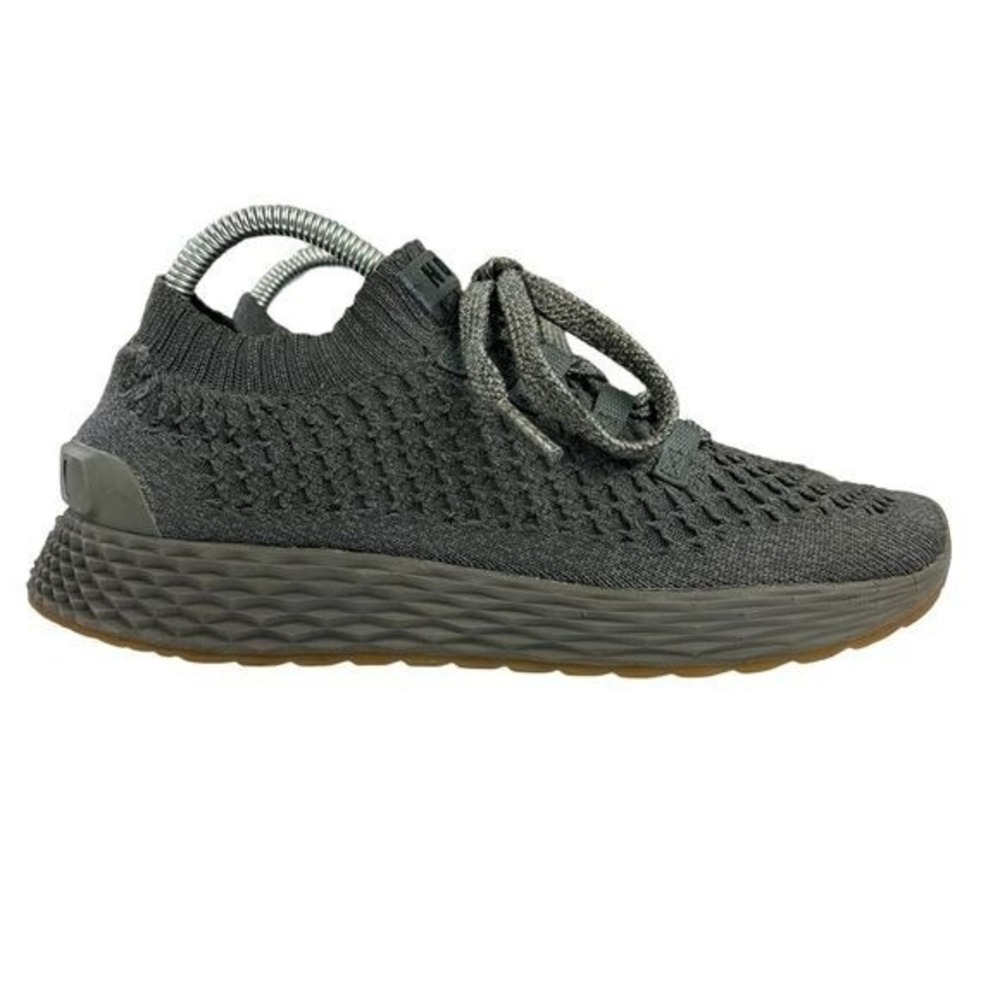 NOBULL Knit Runner Gray Gum Running Training Shoes Sneakers M7 W8.5 Athletic